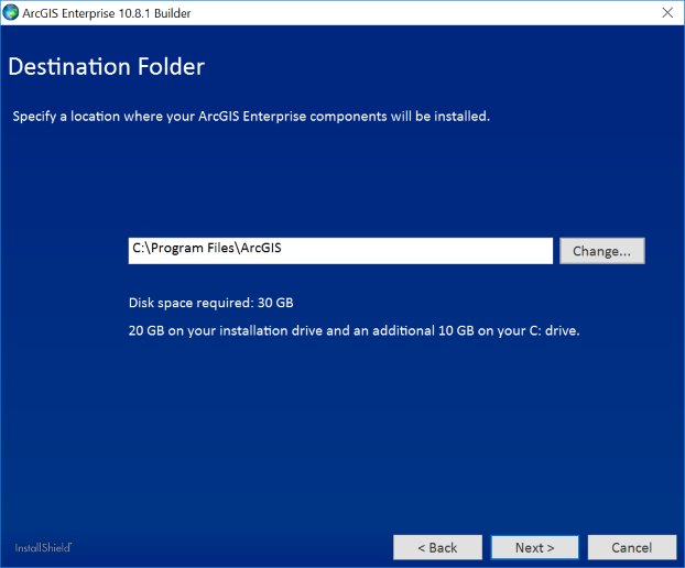Provide the installation location for ArcGIS Enterprise Builder. Provide the installation location for ArcGIS Enterprise Builder.